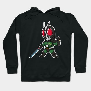 Kamen Rider Black RX Chibi Style Kawaii Hoodie